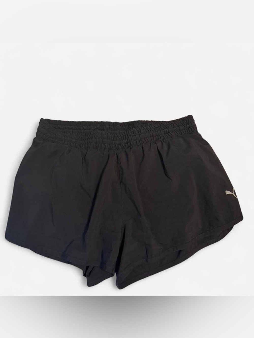 Puma Black Women's Athletic Shorts with Elastic Waist